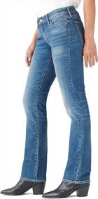 img 1 attached to Flattering And Classic: Lucky Brand Women'S Mid Rise Sweet Straight Jeans