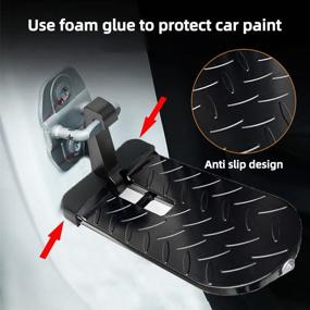 img 1 attached to Car Door Step With Glass Breaker Safety Hammer Exterior Accessories