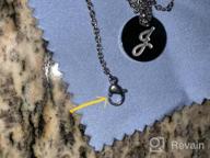 картинка 1 прикреплена к отзыву Ожерелье HUAN XUN с инициалами - Накидки из нержавеющей стали для лучших подруг, 18 дюймов от Franz Esquivel