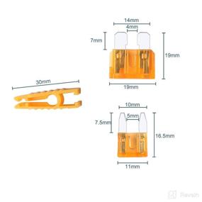 img 1 attached to 🚗 BYGD 240 Pieces Car Fuses Assortment Kit: Blade-Type Automotive Fuses - Standard & Mini Size, Replacement Fuses for Car/RV/Truck/Motorcycle/Boat - (2A/3A/5A/7.5A/10A/15A/20A/25A/30A/35A/40A)