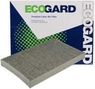 premium cabin air filter with activated carbon odor eliminator for dodge grand caravan, caravan, chrysler town & country, pacifica (2000-2008) - ecogard xc35494c логотип