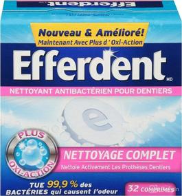 img 3 attached to Таблетки Efferdent с антибактериальным очищающим средством для зубных протезов