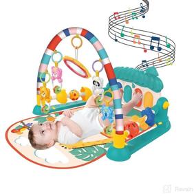 img 4 attached to Toddlers Educational Playmat Activity Newborn