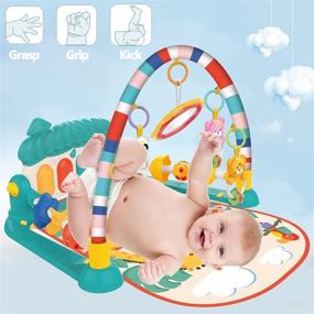 img 1 attached to Toddlers Educational Playmat Activity Newborn