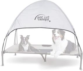 img 4 attached to 🐶 Enhance Comfort and Protection with K&amp;H Pet Products Pet Cot Canopy for Elevated Dog Beds