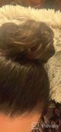 img 1 attached to Women'S Synthetic Hair Scrunchie Extension For Updos - Curly Wavy Messy Bun Chignon In Dark Brown By MORICA review by Jason Masango