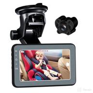 👶 vekooto baby car recorder with 5" hd display, night vision, and wide view - crystal clear baby car camera monitor with stable sucker bracket for easy observation & recording of baby's movements logo