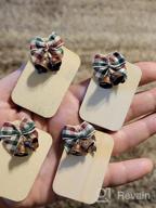 img 1 attached to 50Pcs Mini Gingham Ribbon Bows Checkered Plaid Bow Appliques DIY Craft Sewing Scrapbook Wedding Gift VIVIQUEN Special Green review by Maurice Arnold