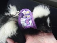 img 1 attached to Soft & Adjustable Handmade Harness Vest And Leash Set For Small Pets - Hamsters, Rats, Iguanas, Bearded Dragons, And Ferrets In Purple review by Matthew Nielsen