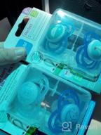 img 1 attached to MAM Perfect Baby Pacifier: Patented Nipple Developed By Dentists & Orthodontists, 0-6 Months (Pack Of 2), Boy review by Alyssa Bell