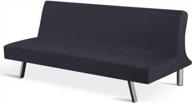 стильно защитите свой диван с помощью чехла taococo futon - эластичного, водостойкого и безрукавного чехла для дивана свинцово-серого цвета логотип