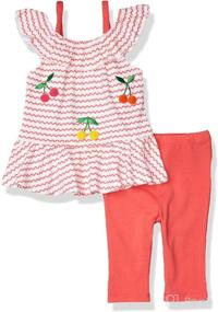 img 1 attached to 👶 Cute and Comfy: Kids Headquarters Baby-Girls Leggings Set for Fashionable Little Ones!