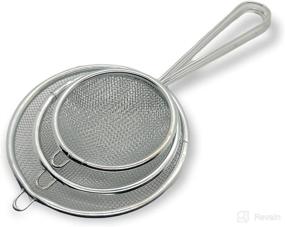 img 1 attached to 3 Piece Multi Purpose Steel Mini Strainer