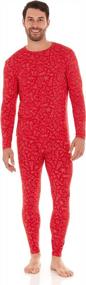 img 4 attached to Stay Warm And Cozy: Men'S Fleece-Lined Thermajohn Long Johns For Extreme Cold Weather