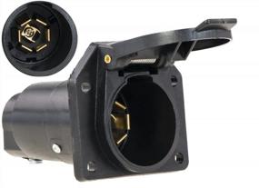 img 4 attached to 7-контактный разъем Valonic Blade: всепогодный разъем жгута проводов для вашего автомобиля или грузовика