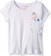 🌸 colette lilly vanilla flamingo girls' clothing sleeved top for tops & blouses logo