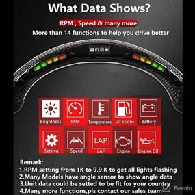 img 1 attached to Carbon Display Steering Perforated Leather