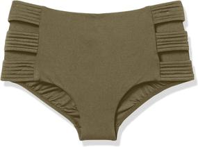 img 1 attached to Seafolly Womens Quilted Waisted Swimsuit Women's Clothing : Swimsuits & Cover Ups