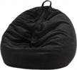 300l extra large corduroy bean bag chair cover (no filler) - ideal for stuffed animal storage or comfortable seating for kids and adults logo