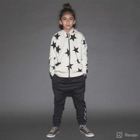 img 3 attached to 👕 NUNUNU Unisex Cotton Zip Hoodie: Warm Top Layer for Girls and Boys Ages 0-14 Years