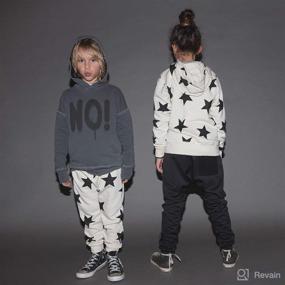 img 2 attached to 👕 NUNUNU Unisex Cotton Zip Hoodie: Warm Top Layer for Girls and Boys Ages 0-14 Years