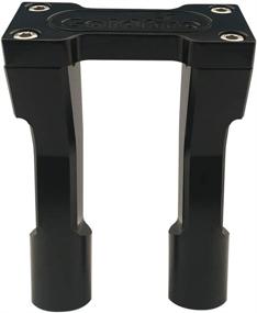 img 2 attached to Enhance Your Motorcycle Ride with Goldfire 6" Pullback Challenger Handlebar Risers – Ideal for H-D 1” Handlebar(Black)