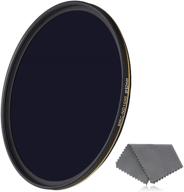 📷 lenskins 82mm nd 1000 filter: premium 10-stop neutral density filter for camera lenses logo