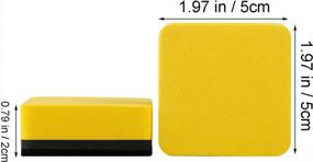 img 3 attached to Efficient Magnetic Whiteboard Erasers - 30 Pack For Classroom, Office Or Home Use - Keep Your Boards Clean!