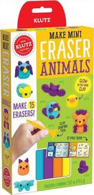 img 4 attached to Craft Fun With Klutz Mini Eraser Animals Kit In Brown