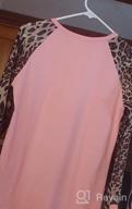 img 1 attached to Woman Casual Tops Long Sleeve Leopard Print Patchwork Plus Size T-Shirt Blouses review by Derrick Shaw