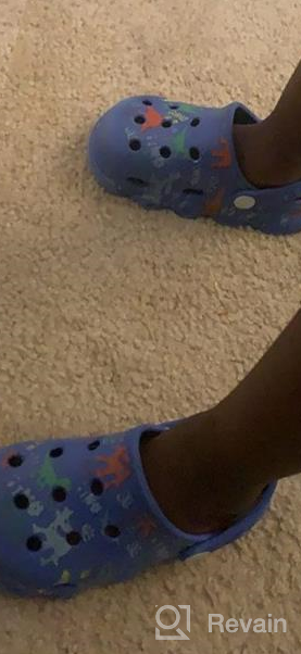 img 1 attached to 🦖 Adorable and Comfortable Knemksplanet Dinosaur Cartoon Slippers for Boys review by Don Taniguchi