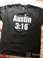 img 1 attached to WWE Authentic Wear Stone Cold Steve Austin 3:16 Retro T-Shirt Black review by Joshua Donnis