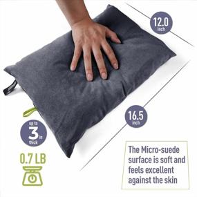 img 3 attached to ZOOOBELIVES AlpliveS2046: The Perfect Down Filled Camping Pillow For Neck & Lumbar Support On-The-Go
