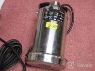 img 1 attached to FLUENTPOWER 1/2HP Submersible Pump For Rain Barrels, Ponds, Pools, Hot Tubs, And Cellars - 1050 GPH With Float Switch And 26Ft Cable - Efficient Drainage Water Solution review by Troy Drake