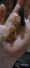 img 5 attached to Минималистическое ожерелье с кулоном из каменного стержня для женщин и мужчин от COAI