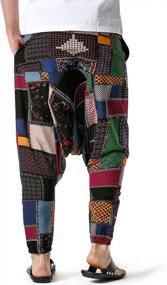 img 1 attached to Upgrade Your Style With LucMatton'S Retro Pattern Jogger Pants For Men - Comfortable And Fashionable!