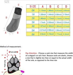 img 3 attached to URBEST Non Slip Adjustable Waterproof Protectors Dogs best: Apparel & Accessories