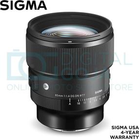 img 3 attached to 📷 Sigma 85mm f/1.4 DG DN Art Lens for Sony E Mount: Superior Quality with Altura Photo Advanced Accessory and Travel Bundle