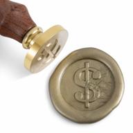 mceal wax seal stamp g3 - add a touch of class with a dollar sign design logo