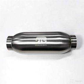 img 2 attached to 🔫 2.5 Inch Stainless Steel Resonator Bullet/Bottle Style - 18 Inch Length (SS304, 2.5" x 18" OAL)