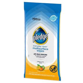 img 2 attached to 🍊 Pledge Multi Surface Everyday Wipes Fresh Citrus - Convenient pack of 25 wipes (Packaging may vary)