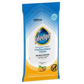 img 1 attached to 🍊 Pledge Multi Surface Everyday Wipes Fresh Citrus - Convenient pack of 25 wipes (Packaging may vary)