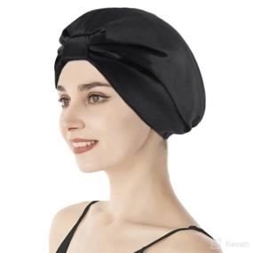 img 4 attached to 🌬️ Breathable Feivea Mulberry Sleeping Bonnet