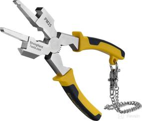 img 4 attached to Strong Hand Tools Deluxe MIG Welding Pliers with Slag Hammer - 8 Inch Heat Treated Ergonomic Grip