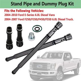 img 2 attached to 2004-2010 Ford 6.0L Powerstroke Stand Pipe and Dummy Plug Kit - 6E7Z-9A332-B Tube