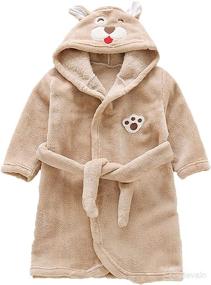 img 2 attached to JUNG KOOK Toddler Bathrobe Night Robe Apparel & Accessories Baby Boys good in Clothing