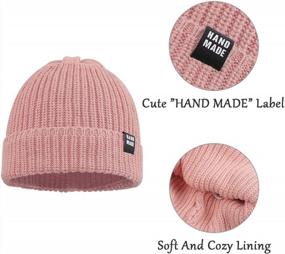 img 1 attached to Cozy And Stylish Knitted Baby Beanie For Boys And Girls: Hip-Hop Style Winter Hat For Toddlers And Kids 0-5 Years