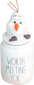 img 4 attached to Rae Dunn X Disney Frozen Olaf Coffee Canister - Perfect For Fans Who Value Something Worth Melting For