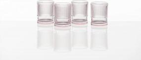 img 3 attached to Розовые бокалы для коктейлей Fortessa NoHo Collection (набор из 4 штук, упаковка по 4 штуки)