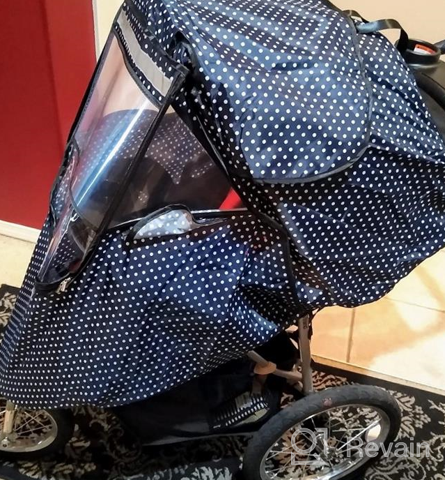 img 1 attached to Protect Your Baby From The Elements With Our Stroller Rain Cover - Waterproof And Easy To Install Universal Accessory For Rain, Wind, And Snow review by Roman Palmer